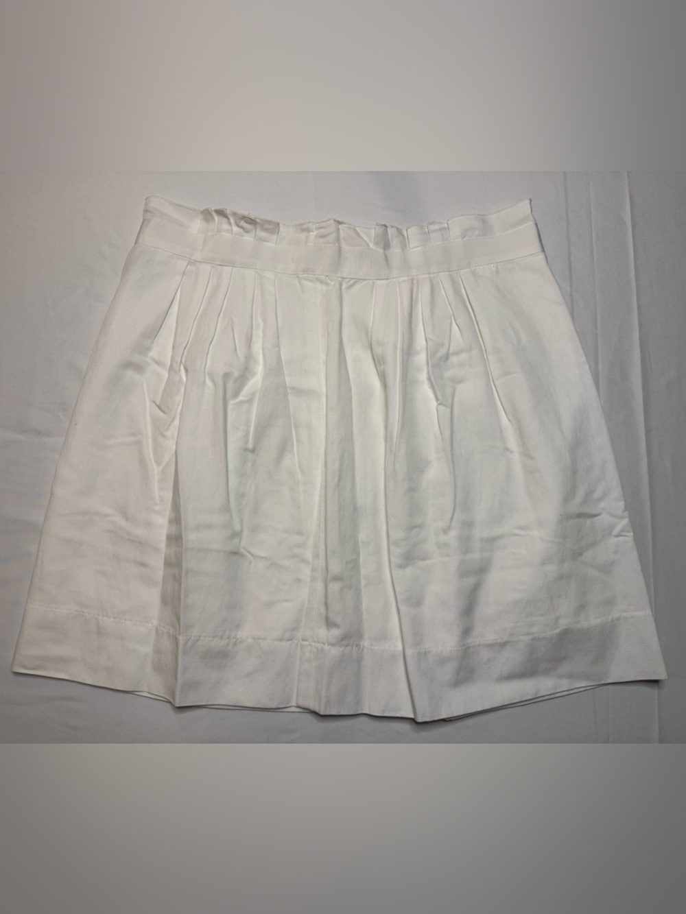 The Limited White Pleated Mini Skirt
